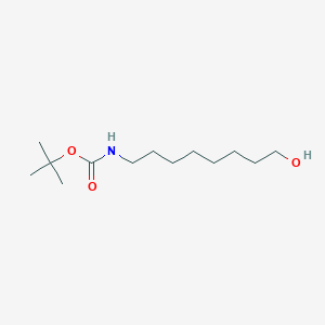molecular formula C13H27NO3 B1279319 碳酸，(8-羟基辛基)-，1,1-二甲基乙酯 CAS No. 144183-31-3