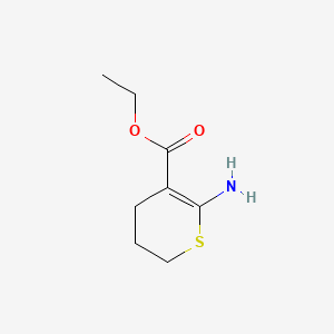 Ethyl 6-amino-3,4-dihydro-2H-thiopyran-5-carboxylate