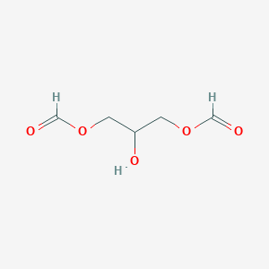 molecular formula C5H8O5 B12793291 (3-Formyloxy-2-hydroxypropyl) formate CAS No. 10303-53-4