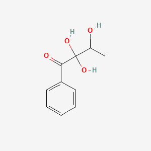 2,2,3-Trihydroxy-1-phenylbutan-1-one