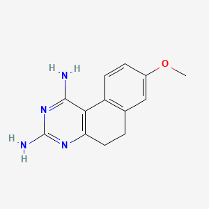 8-Methoxy-5,6-dihydrobenzo[f]quinazoline-1,3-diamine