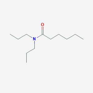 molecular formula C12H25NO B12793439 n,n-Dipropylhexanamide CAS No. 5421-56-7