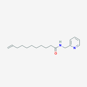 10-Undecenamide, N-(2-pyridylmethyl)-