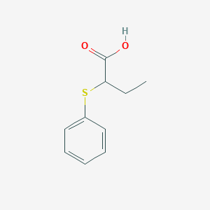 molecular formula C10H12O2S B1279346 2-(苯基硫基)丁酸 CAS No. 62675-40-5