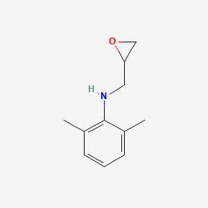 molecular formula C11H15NO B12793534 2,6-Dimethyl-n-(oxiran-2-ylmethyl)aniline CAS No. 6270-20-8