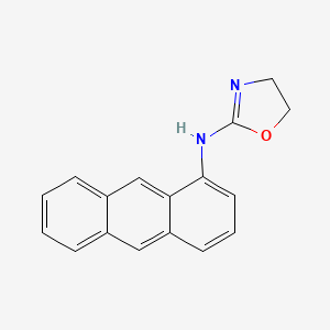 1-Anthramine, N-(2-oxazolin-2-yl)-