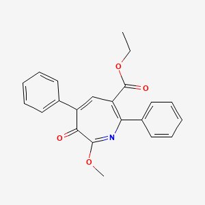 Ethyl 2-methoxy-3-oxo-4,7-diphenyl-3H-azepine-6-carboxylate