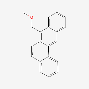 molecular formula C20H16O B12793663 Benz(a)anthracene, 7-(methoxymethyl)- CAS No. 63020-62-2