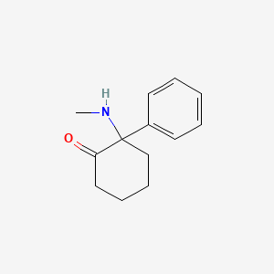 molecular formula C13H17NO B12793670 Deschloroketamine CAS No. 7063-30-1