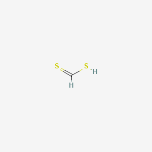 molecular formula CH2S2 B12793677 Dithioformic acid CAS No. 4472-10-0