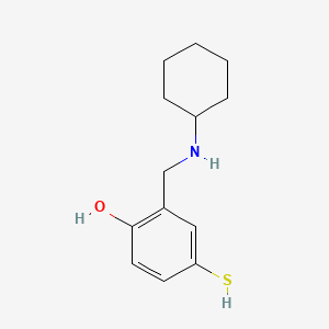 2-((Cyclohexylamino)methyl)-4-mercaptophenol