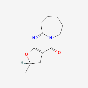 5-methyl-6-oxa-1,8-diazatricyclo[7.5.0.03,7]tetradeca-3(7),8-dien-2-one