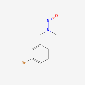 molecular formula C8H9BrN2O B12793714 3-Bromo-N-methyl-N-nitroso benzenemethanamine CAS No. 98736-47-1