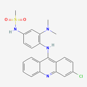 Methanesulfonamide, N-(4-((3-chloro-9-acridinyl)amino)-3-(dimethylamino)phenyl)-