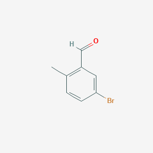 molecular formula C8H7BrO B1279380 5-Bromo-2-methylbenzaldehyde CAS No. 90050-59-2