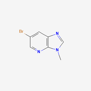 molecular formula C7H6BrN3 B1279383 6-溴-3-甲基-3H-咪唑并[4,5-b]吡啶 CAS No. 37805-78-0