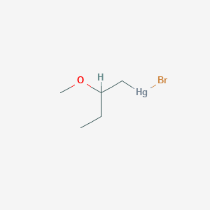 Bromo(2-methoxybutyl)mercury