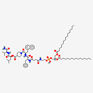 molecular formula C80H127N6O16P B12793880 Peptide 7172 CAS No. 159440-07-0