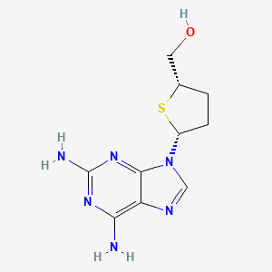 9-(4-Thio-2,3-dideoxy-beta-D-ribofuranosyl)-2,6-diaminopurine