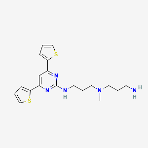 1,3-Propanediamine, N-(3-aminopropyl)-N'-(4,6-di-2-thienyl-2-pyrimidinyl)-N-methyl-