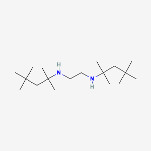 molecular formula C18H40N2 B12794177 N,N'-Bis(2,4,4-trimethyl-2-pentyl)-ethylenediamine CAS No. 4013-99-4