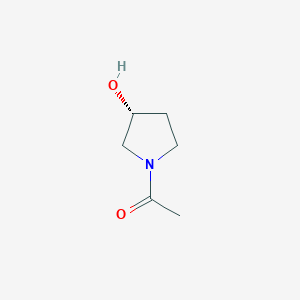 molecular formula C6H11NO2 B1279419 (R)-1-乙酰-3-羟基吡咯烷 CAS No. 916733-17-0