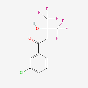 1-(3-Chlorophenyl)-4,4,4-trifluoro-3-hydroxy-3-(trifluoromethyl)-1-butanone