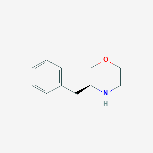 molecular formula C11H15NO B1279427 （S）-3-苄基吗啡啉 CAS No. 77897-23-5
