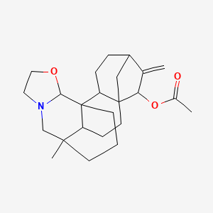 molecular formula C24H35NO3 B12794317 Ovatine CAS No. 68719-14-2