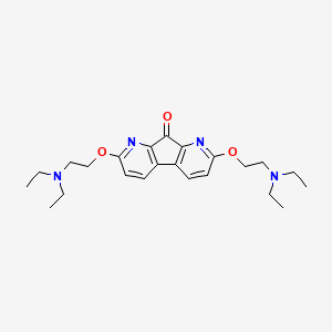 5,11-bis[2-(diethylamino)ethoxy]-6,10-diazatricyclo[7.4.0.02,7]trideca-1(9),2(7),3,5,10,12-hexaen-8-one