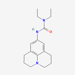 Urea, 1,1-diethyl-3-(2,3,6,7-tetrahydro-1H,5H-benzo(ij)quinolizin-9-yl)-