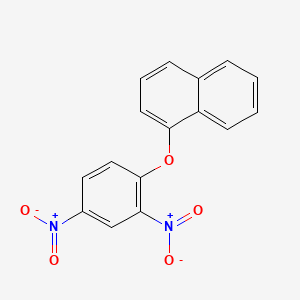 molecular formula C16H10N2O5 B12794330 1-(2,4-Dinitrophenoxy)naphthalene CAS No. 3761-15-7