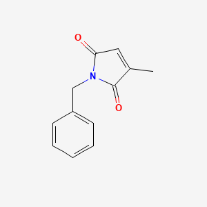 molecular formula C12H11NO2 B1279445 1-benzyl-3-methyl-2,5-dihydro-1H-pyrrole-2,5-dione CAS No. 73383-82-1