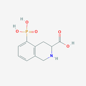 B127947 3-Carboxy-5-phosphono-1,2,3,4-tetrahydroisoquinoline CAS No. 140202-46-6