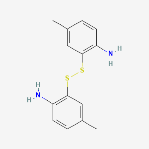 molecular formula C14H16N2S2 B1279486 2-[(2-氨基-5-甲基苯基)二硫]-4-甲基苯胺 CAS No. 31183-91-2