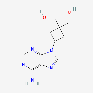 1,1-Cyclobutanedimethanol, 3-(6-amino-9H-purin-9-yl)-