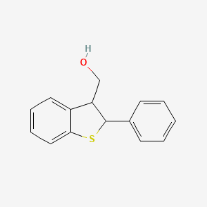 2,3-Dihydro-2-phenylbenzo(b)thiophene-3-methanol