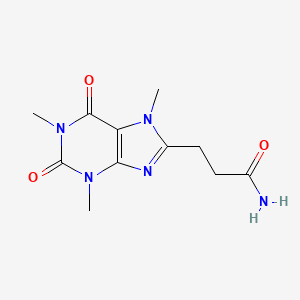 3-(1,3,7-Trimethyl-2,6-dioxo-2,3,6,7-tetrahydro-1h-purin-8-yl)propanamide