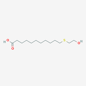 11-[(2-Hydroxyethyl)sulfanyl]undecanoic acid