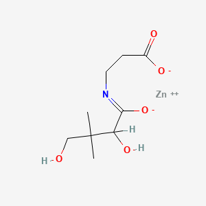 Zinc, (N-(2,4-dihydroxy-3,3-dimethyl-1-oxobutyl)-beta-alaninato(2-))-, (T-4)-