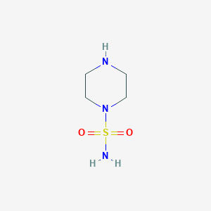 molecular formula C4H11N3O2S B1279506 1-Piperazinesulfonamide CAS No. 5906-30-9