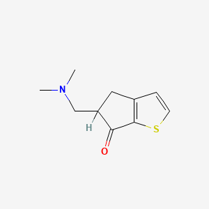 5-((Dimethylamino)methyl)-4,5-dihydro-6H-cyclopenta(b)thiophen-6-one