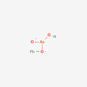 hydrogen arsorite;lead(2+)