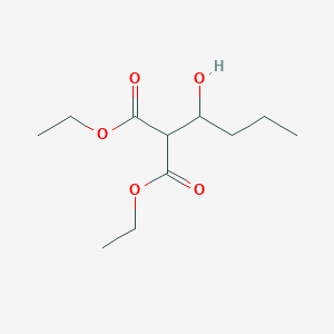 molecular formula C11H20O5 B12795153 Diethyl 2-(1-hydroxybutyl)propanedioate CAS No. 13937-10-5