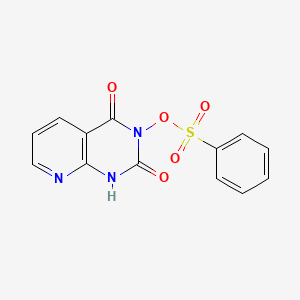 3-((Phenylsulfonyl)oxy)pyrido(2,3-d)pyrimidine-2,4(1H,3H)-dione