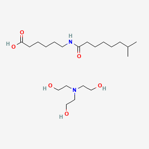 6-((Isononoyl)amino)hexanoic acid triethanolamine