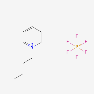 molecular formula C10H16F6NP B1279522 1-丁基-4-甲基吡啶六氟磷酸盐 CAS No. 401788-99-6