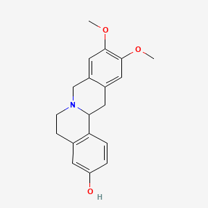 molecular formula C19H21NO3 B12795254 (+)-10,11-Dimethoxy-3-hydroxyberbine CAS No. 93822-44-7