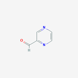 B1279537 Pyrazine-2-carbaldehyde CAS No. 5780-66-5