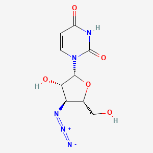 2,4(1H,3H)-Pyrimidinedione, 1-(3-azido-3-deoxy-beta-D-arabinofuranosyl)-